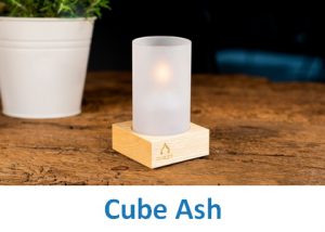 Lampki dekoracyjne Heliotron: model Cube Ash - szczegóły