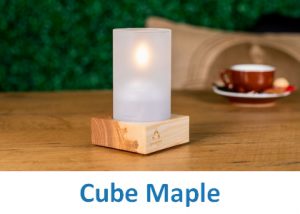 Lampki dekoracyjne Heliotron: model Cube Maple - szczegóły