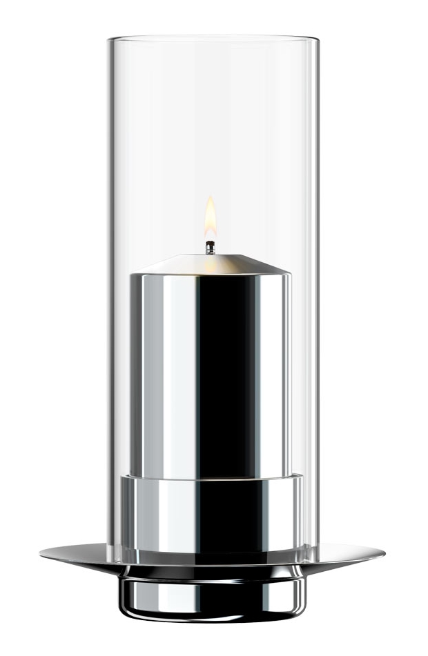 Lampka dekoracyjna na płynny wosk Heliotron Leggera Chrome