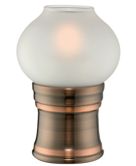 Lampka dekoracyjna na płynny wosk Heliotron Lucenta Bronzed Copper