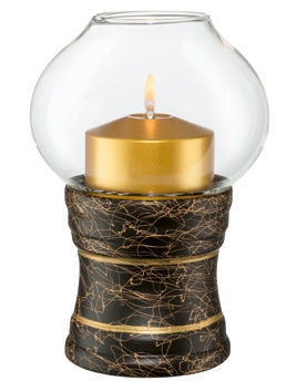 Lampka dekoracyjna na płynny wosk Heliotron Pietra Marble