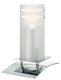 Lampka dekoracyjna na płynny wosk Heliotron Ascari Chrome